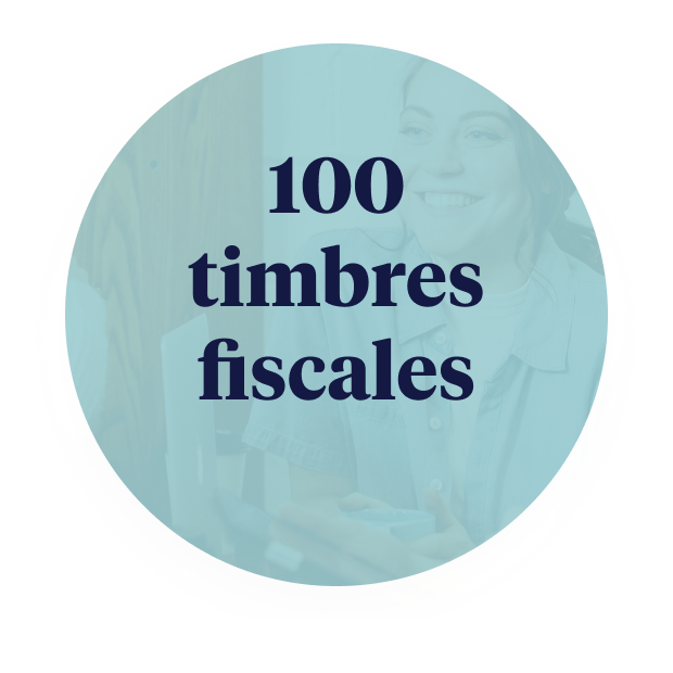 Timbres fiscales - Paquete de 100